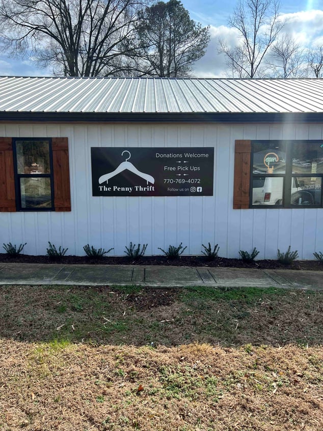 Adairsville Business Building Sign