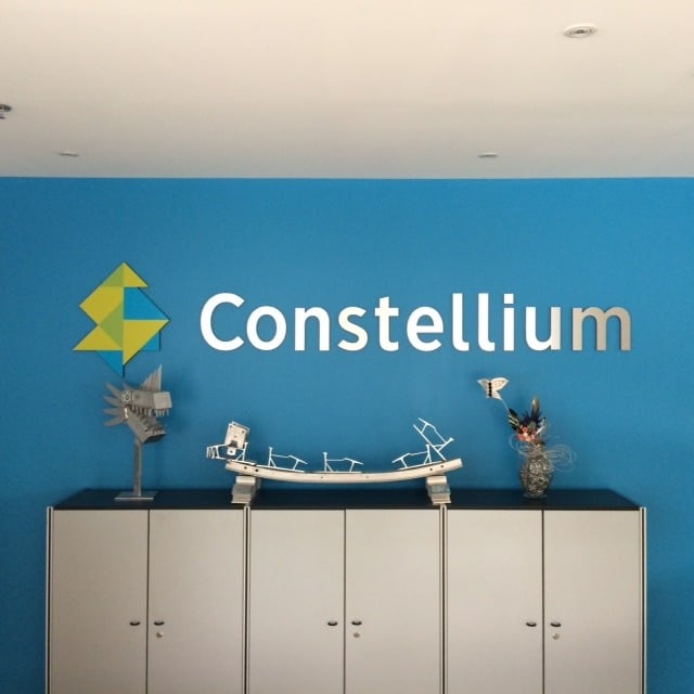 Constellium interior sign