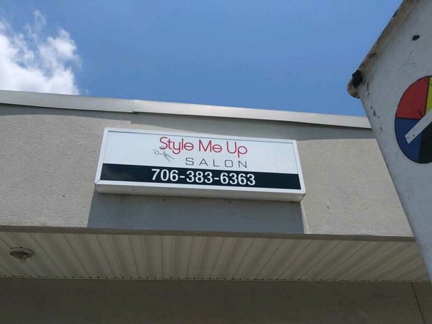 Simple Business Light Box Sign