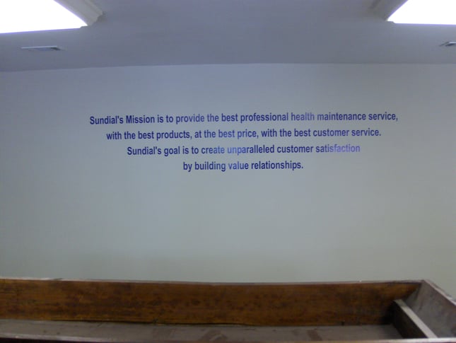 Wall-Mission-Statement-Vinyl Graphics